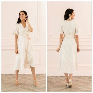 Rachel Parcell Rufle Wrap Dress